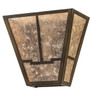 Meyda 13"w Bungalow Valley View Wall Sconce - 23904