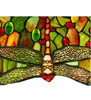 Meyda 32"l Tiffany Hanginghead Dragonfly Oblong Pendant - 26547