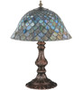 Meyda 17"h Tiffany Fishscale Accent Lamp - 26673