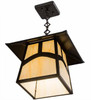 Meyda 12"sq Stillwater Hill Top Pendant - 45167