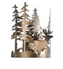Meyda 11"w Deer Through The Trees Wall Sconce - 49253