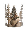 Meyda 11"w Deer Through The Trees Wall Sconce - 49253
