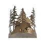 Meyda 11"w Bear Through The Trees Wall Sconce - 51493