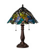 Meyda 22"h Spiral Grape Table Lamp - 82303