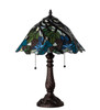 Meyda 22"h Spiral Grape Table Lamp - 82303