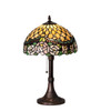 Meyda 19.5"h Jeweled Rose Table Lamp - 82304