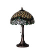 Meyda 19.5"h Jeweled Rose Table Lamp - 82304