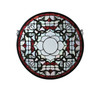 Meyda 20"w X 20"h Tulip Bevel Medallion Stained Glass Window - 99020
