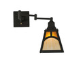 Meyda 6-13" Wide Mission Hill Top Swing Arm Wall Sconce - 99517