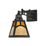 Meyda 6-13" Wide Mission Hill Top Swing Arm Wall Sconce - 99517
