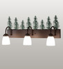 Meyda 28"w Tall Pines 3 Lt Vanity Light - 99783