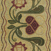 Homespice Decor Padula Flowers Green Hooked - 2 X 5' Rectangular Area Rug