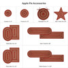 Homespice Decor Apple Pie Red Braided Area Rugs