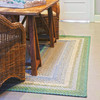 Homespice Decor Baja Blue Blue Braided Area Rugs