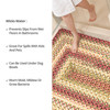 Homespice Decor Barcelona Gold Braided Area Rugs