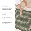 Homespice Decor Cedar Ridge Green Braided Area Rugs