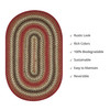 Homespice Decor Chester Red Braided Area Rugs