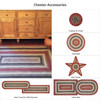 Homespice Decor Chester Red Braided Area Rugs