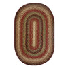 Homespice Decor Chester Red,white,brown Braided Area Rugs