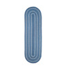 Homespice Decor Denim Blue Braided Area Rugs