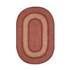 Homespice Decor York Red Braided Area Rugs