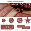 Homespice Decor York Red Braided Area Rugs