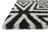 Loloi Cosma Hco02 Charcoal / Ivory Power Loomed Area Rugs