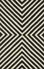 Loloi Palm Springs Hooked Pm-01 Black / Ivory 7'-10" X 7'-10" Round