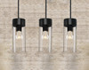 Eglo 3x60w Multi-light Linear Pendant W/ Matte Black Finish And Clear Glass - 202128A