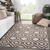 Jaipur Living Idra DNC20 Trellis Gray Power Loomed Area Rugs