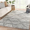 Jaipur Living Kenzi KAS01 Trellis Gray Hand Knotted Area Rugs