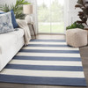 Jaipur Living Remora LAN07 Stripes Dark Blue Handwoven Area Rugs