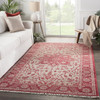 Jaipur Living Abington LIB08 Medallion Red Hand Knotted Area Rugs