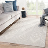 Jaipur Living Shiloh MOC04 Tribal Gray Power Loomed Area Rugs