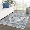 Jaipur Living Gillingham NSH05 Medallion Blue Power Loomed Area Rugs