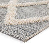 Jaipur Living Bandalier PAD04 Trellis Gray Power Loomed Area Rugs