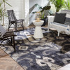 Jaipur Living Zenith POL13 Ikat Black Power Loomed Area Rugs