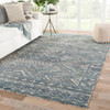 Jaipur Living Prentice REI08 Geometric Blue Hand Knotted Area Rugs