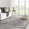 Jaipur Living Kella SLN12 Medallion Gray Hand Knotted Area Rugs