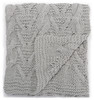 Jaipur Living Nisse Gray Textured Throw