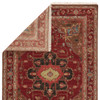 Jaipur Living York UT02 Medallion Red Hand Knotted Area Rugs