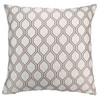 Andante Contemporary Decorative Feather And Down Throw Pillow In Birch Jacquard Fabric