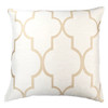 Paxton Contemporary Decorative Feather And Down Throw Pillow In Dulce Jacquard Fabric