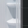 Dreamline 40 In. X 40 In. X 75 5/8 In. H Neo-angle Shower Base And Qwall-2 Acrylic Corner Backwall Kit In White DL-6042C-01