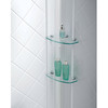 Dreamline 36 In. D X 48 In. W X 76 3/4 In. H Center Drain Acrylic Shower Base And Qwall-5 Backwall Kit In White DL-6193C-01