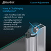 Dreamline Aqua Fold 56-60 In. W X 58 In. H Frameless Bi-fold Tub Door With Extender Panel In Chrome SHDR-3636580-EX-01