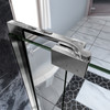 Dreamline Allure 45-46 In. W X 73 In. H Frameless Pivot Shower Door In Chrome SHDR-4245728-01