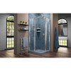 Dreamline Cornerview 34 1/2 In. D X 34 1/2 In. W X 72 In. H Framed Sliding Shower Enclosure In Chrome SHEN-8134340-01