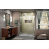 Dreamline Unidoor-x 43-43 1/2 In. W X 72 In. H Frameless Hinged Shower Door - D1231472