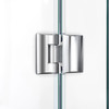 Dreamline Unidoor-x 59-59 1/2 In. W X 72 In. H Frameless Hinged Shower Door - D1233072